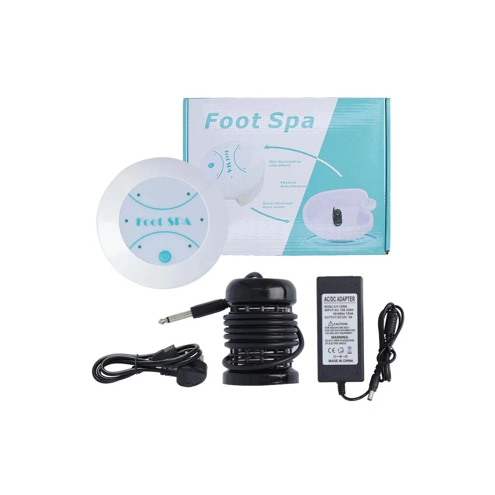 Detox Ionic Foot Bath Electric Massage Machine Foot Spa Hydrotherapy Machine Deep Cleaning Vibration Whirlpool FootBath Nursing