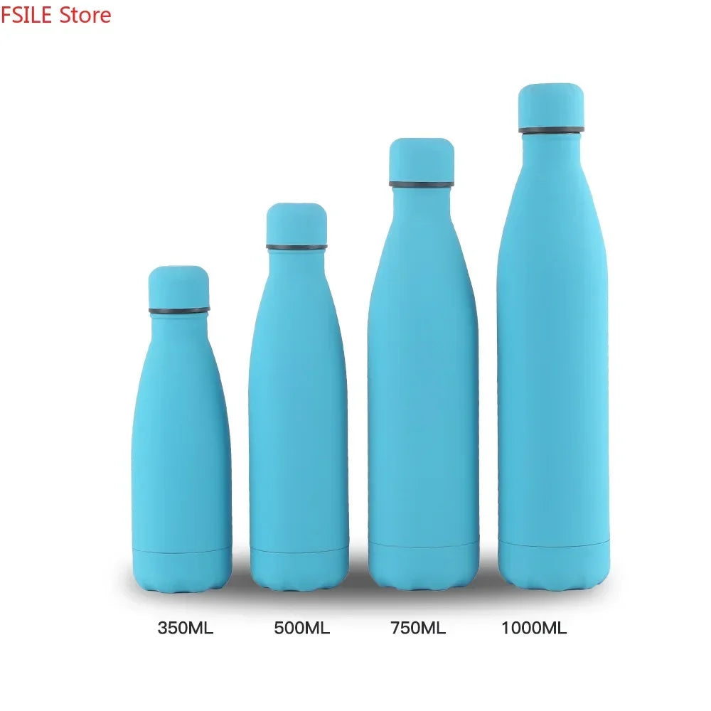 500/750/1000ml Double-Wall Insulated Vacuum Flask Stainless Steel Water Bottle BPA Free Thermos for Sport Water Bottles