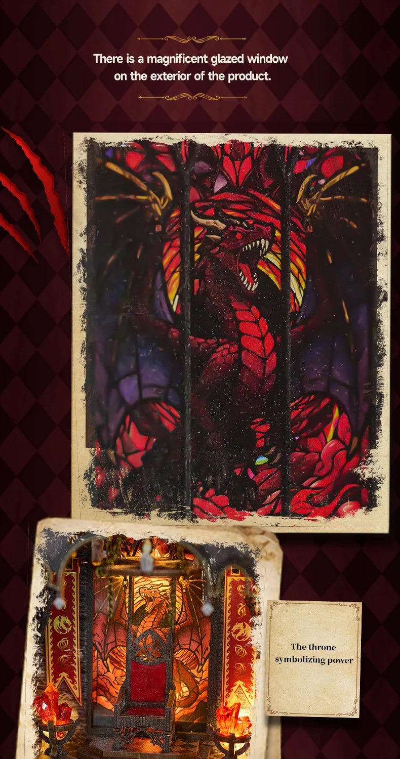 DIY Book Nook Kit Wooden Doll House 3D Puzzle Assembly Toy Home Bookend  Bookshelf Insert With Furniture Toys For Christmas Gift