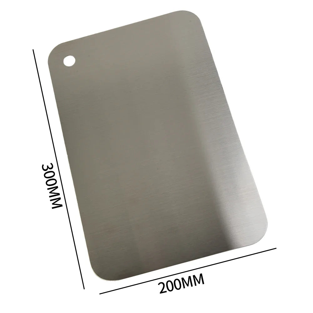 304 Stainless Steel Cutting Board Home Kitchen Rectangular Board Sterile Mildew Proof Fruit Vegetable Meat Chopping Board
