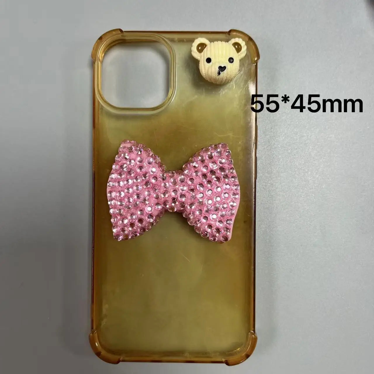 4Pcs Y2K Bling Diamond Metal Purse Presum Bottle Brand Bag Lips BB Key Junk Phone Case Ipadcase Decoration Charms Diy Crafts