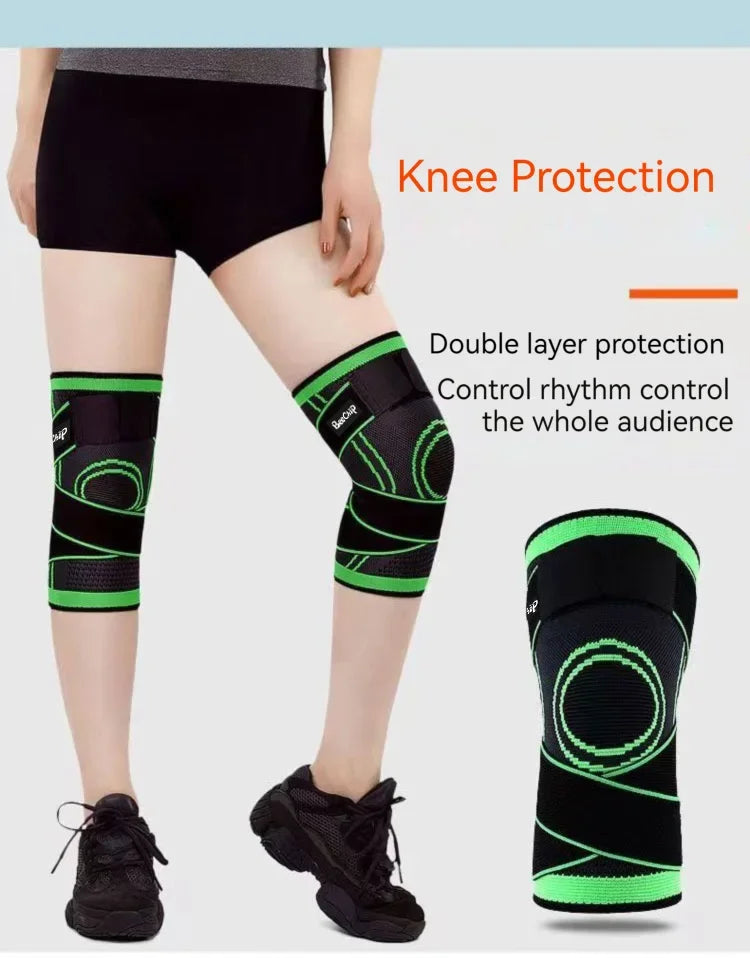 1PC Knee Brace Compression Knit Knee Pad For Sports Quickly Absorb Perspiration Keep Knees Warm Knee Boosters Breathable Support