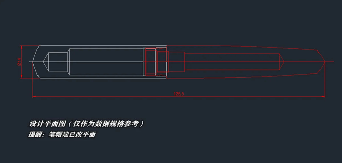 EDC Imported PEI and Titanium Alloy Signature Pen Writing Multi-functional Portable Outdoor Tools