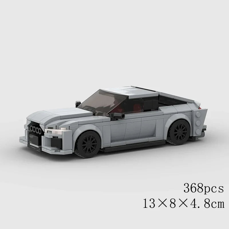 MOC Car Speed R34 488 Pickup R32 Racing Vehicle Model Building Block Super Race brick Christmas Gift City Technical rally sport