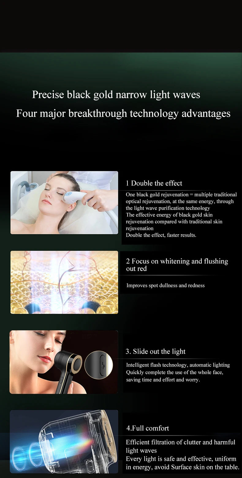 DPL skin rejuvenation photorejuvenation skincare device IPL Anti-Aging Device for Face Wrinkle Removal Pigment Removal Home Use