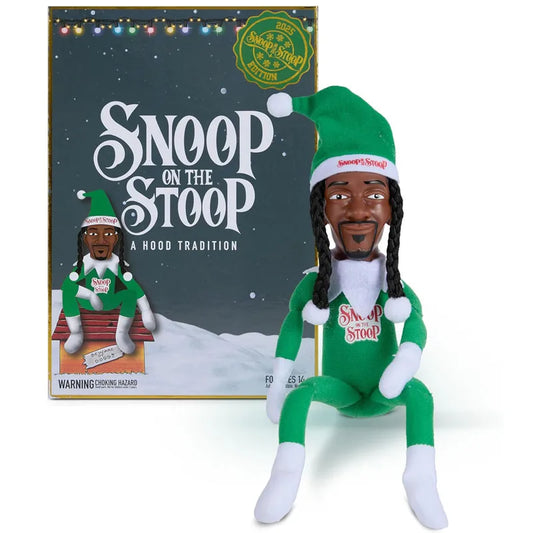 Snoop Dogg Snoop on The Stoop 2025 Christmas Elf, Shelf Decor 12”  Christmas Doll Collectible Figurine Christmas Gift