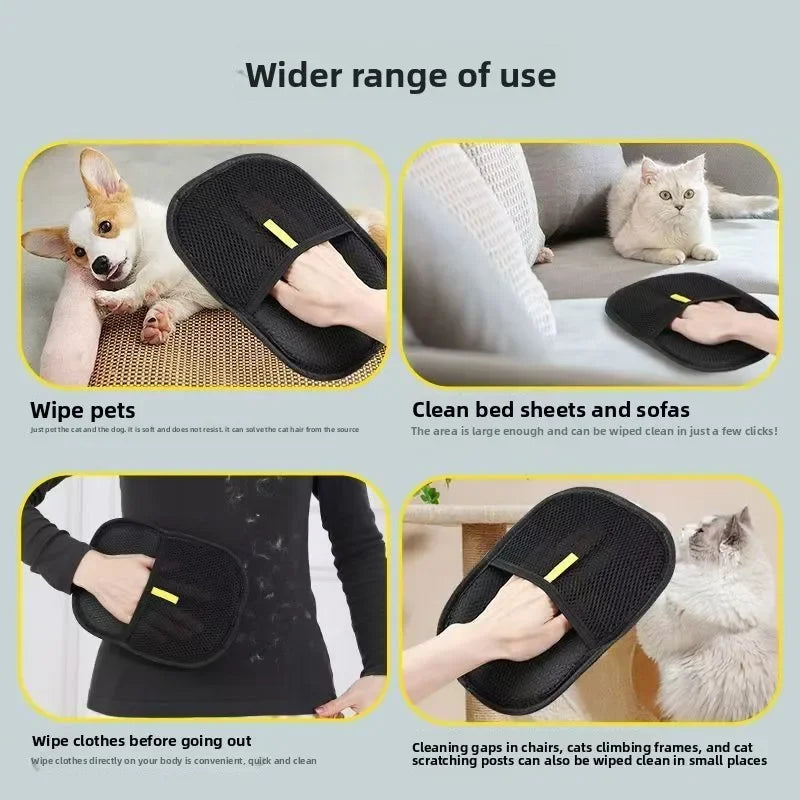 Dog Grooming Equipment Pet Hair Removal Tools Cats Combing Glove It Can Remove Pet Hair From Pet Hair Such as Carpets Etc. Wool