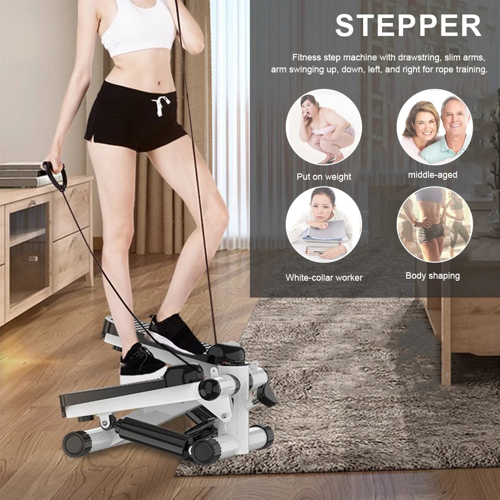 Multifunctional Fitness Tool Standing Abdomen Exercise Board with Pull Rope Foot Massage Fitness Board Twister Board for Home