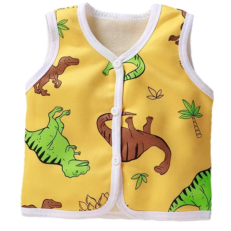 Unisex 6M-6Y Fall Vests Baby Girl Winter Clothes Kids Waistcoats Cardigan Children's Clothing Toddler Vest Boy Jacket Corduroy