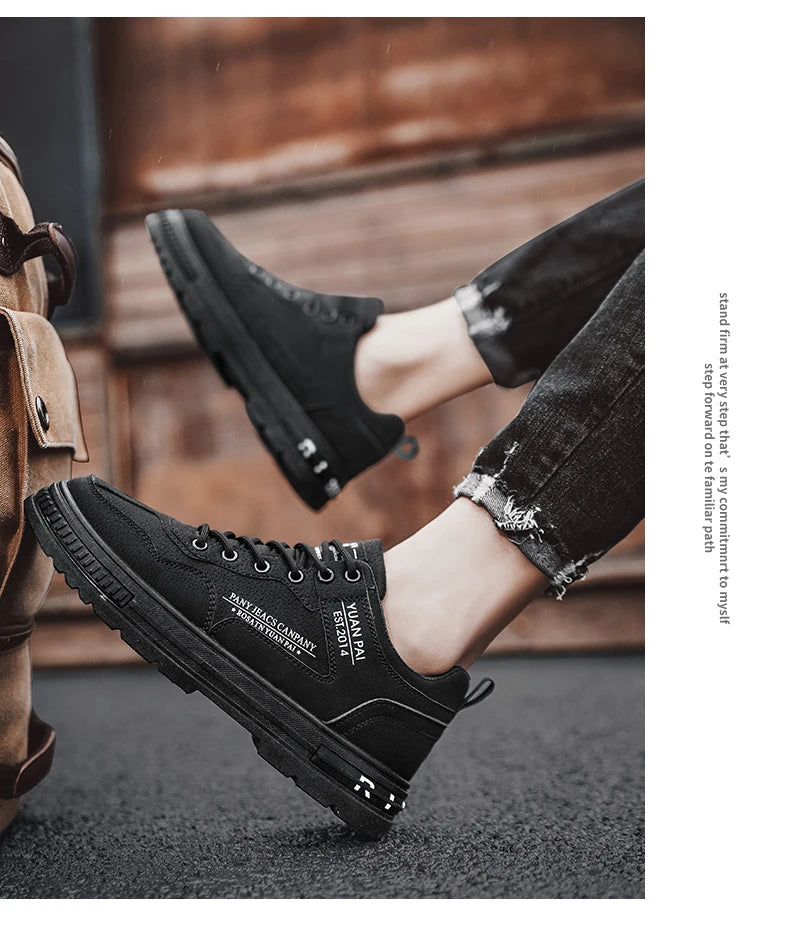 Labor Protection Men's Shoes Autumn Construction Site Work Work Anti Slip Wear-Resistant Sports Leisure Mountain Climbing