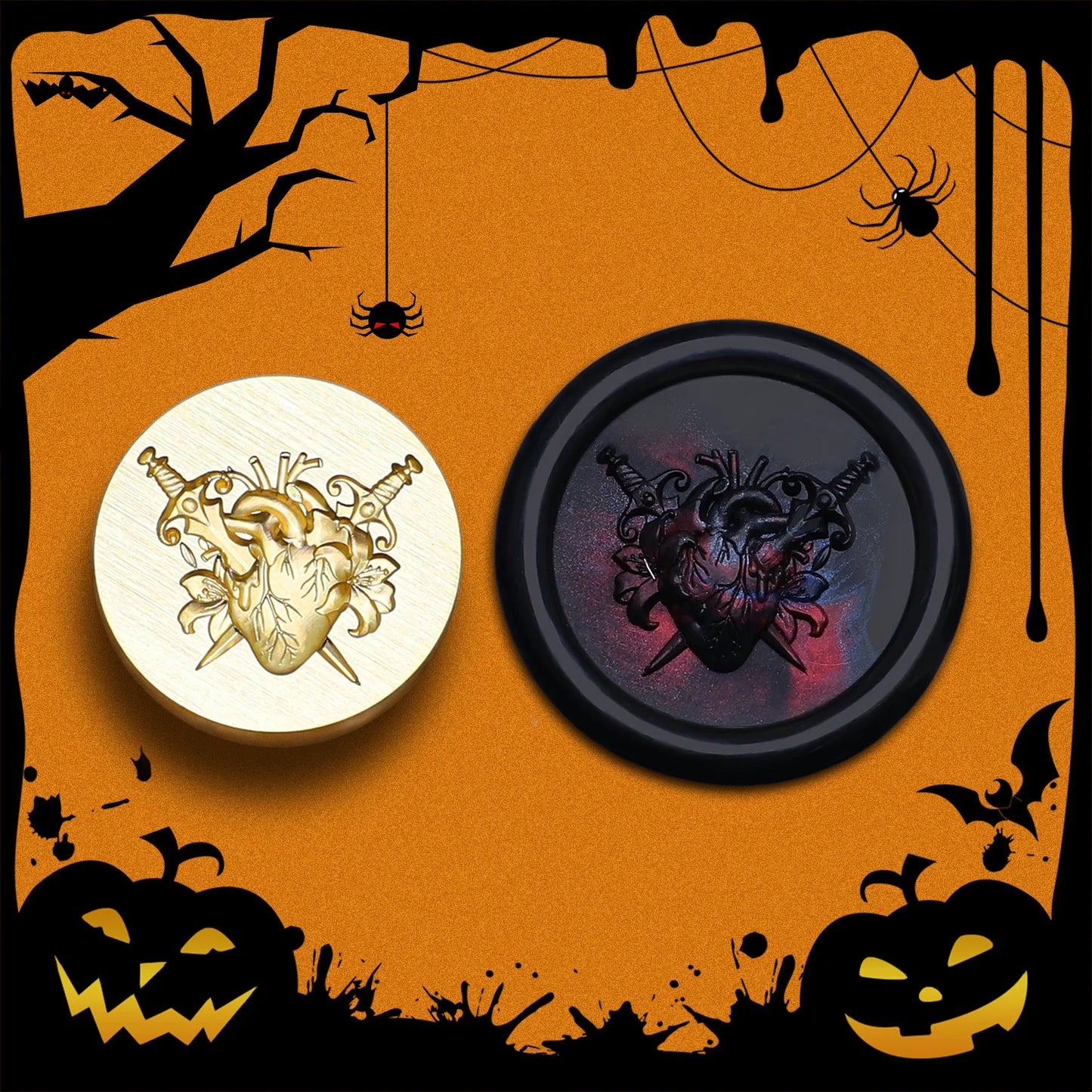 Wax Seal Stamp Halloween A Copper Head For Christmas Gift DIY Scrapbooking & Stamping Cards Envelopes Card Making Supplies