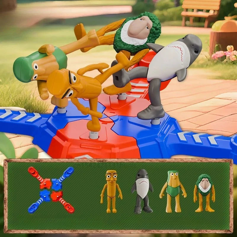 Italian Brainrot Tung Tung Tung Sahur Multiplayer Battle Toy Parent Child Interaction Arena Competition Christmas Gift