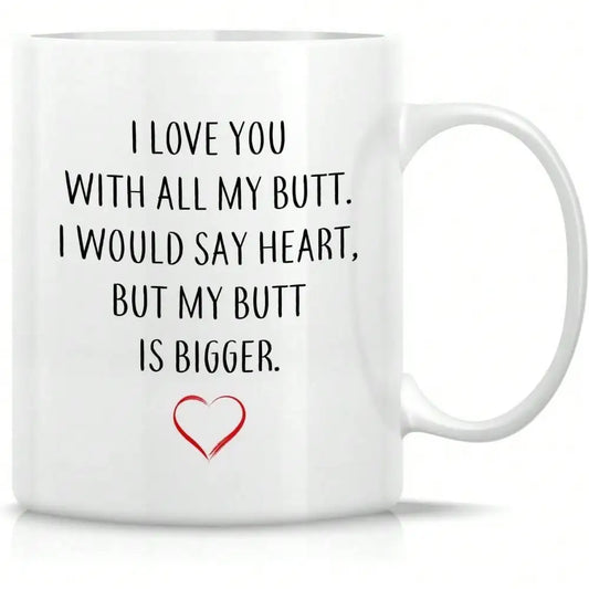 Fun Couples Mug, Girlfriend Mug, Boyfriend Mug, 11 oz Ceramic Coffee, Fun Birthday and Christmas Gift Inspiration