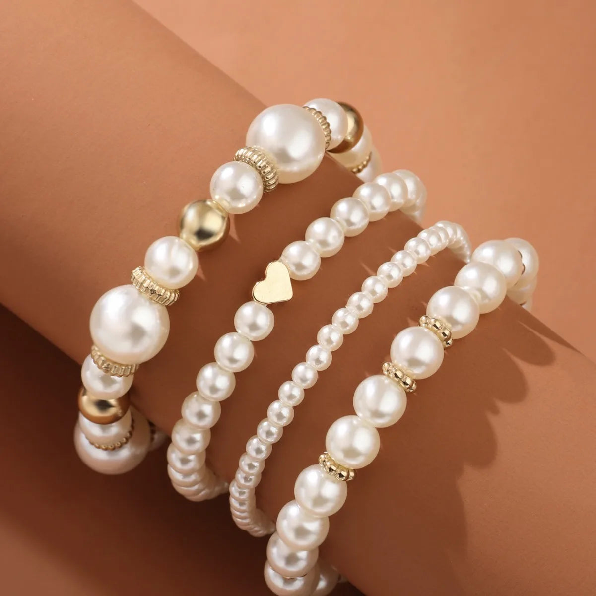 5pcs/Set Halloween Grimace Beaded Bracelet Set Holiday Party Skeleton Witch Pumpkin Head Woman Jewelry New Party Year's Gift