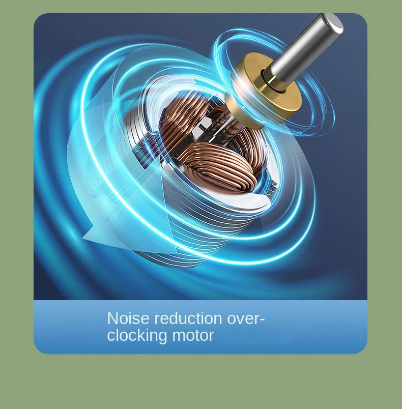 Cooling Electric Fan 3 Wind Speed Portable Pocket Fan For Travel Indoor Outdoor Usb Desktop Rechargeable Handheld Fan with Hook