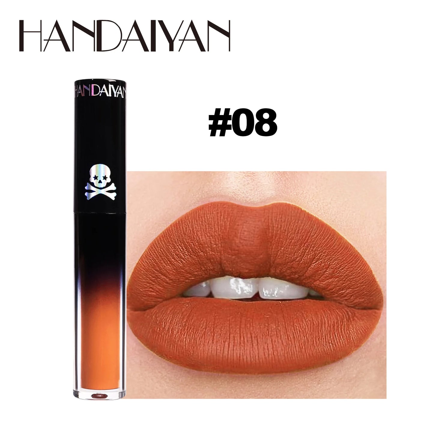 Vampire Black Purple Halloween Christmas Lipstick Moisturizing Waterproof Matte Lip Glosses Pigmented Lip Tint Makeup