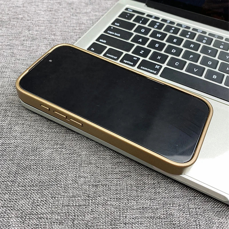 Carbon Fiber Texture MagSafe Phone Case For iPhone 17 Pro 16 pro max 15 Pro 14 13 12 Senior Frosted Wireless Charging Back Cover