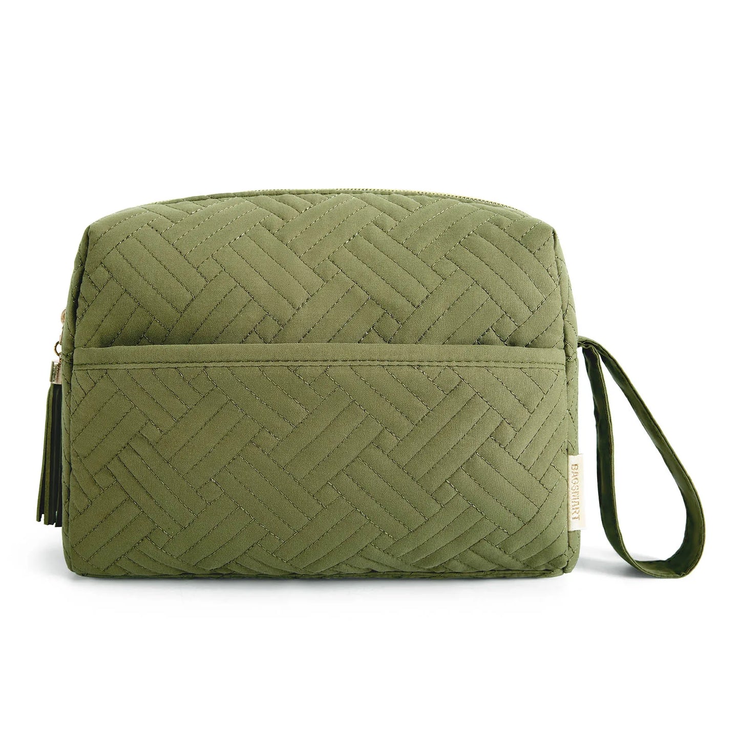 BAGSMART Large Capacity Makeup Bag for Travel Cosmetic Bags Elegant Roomy Waterproof Toiletry Case Organizer Make Up Accessories