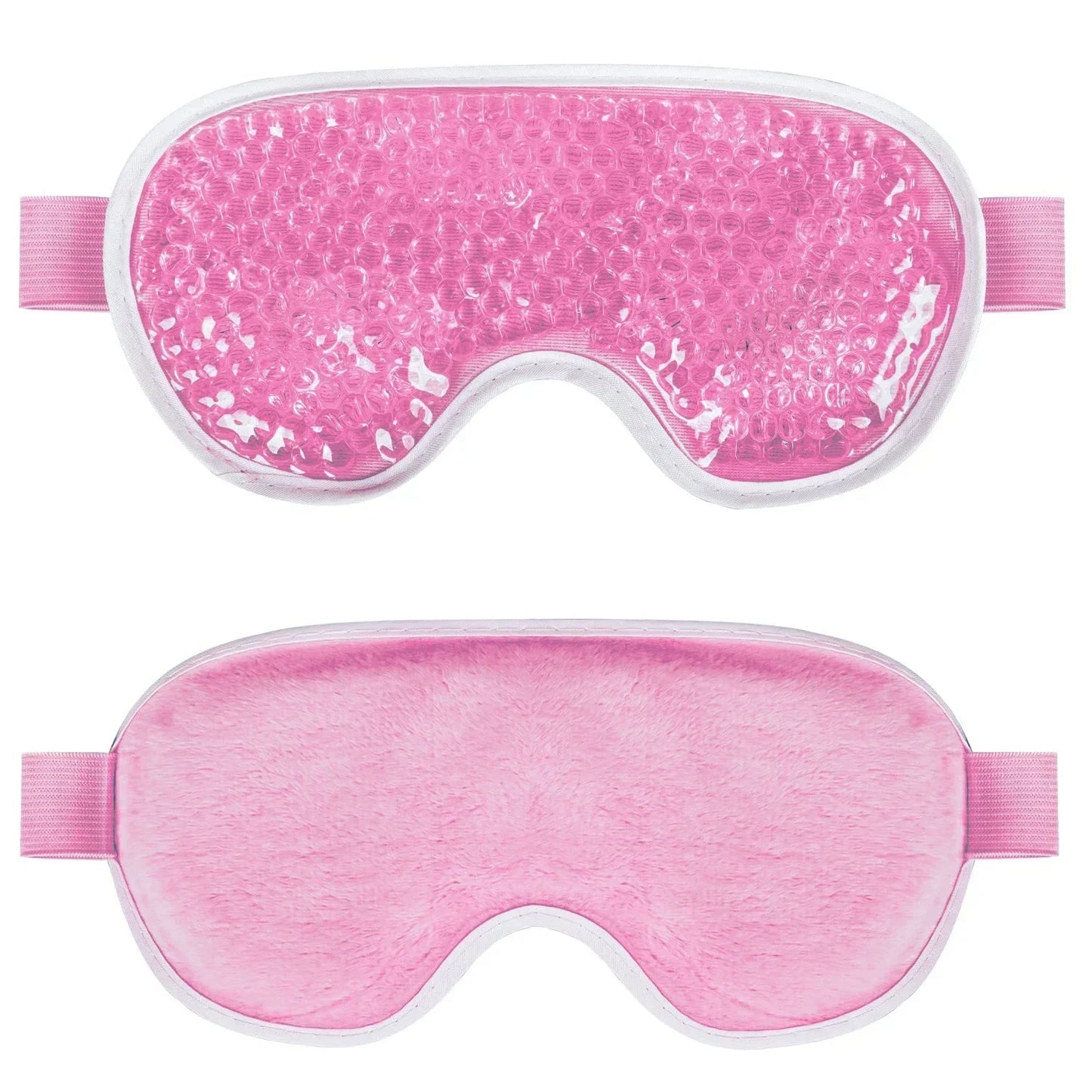 PVC Eye Mask Cooling Eye Mask Hot Cold Compress Gel Beads Eye Mask for Puffy Eyes Dark Circles Reduce Eyes Dry Sleep Eyes Mask