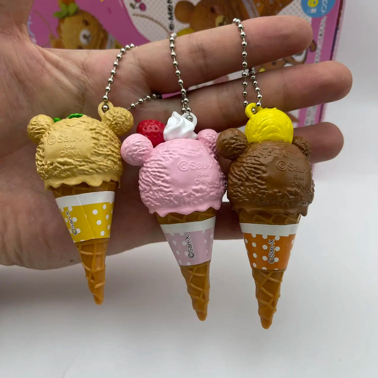 New Rement Easy Bear Ice Cream Ice Cream Blind Box Food Play Diy Cake Gift Pendant Pendant Children'S Birthday Christmas Gift