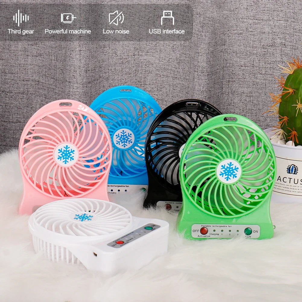 Mini Small Fan Usb Charging Portable Dormitory Office Charging Small Fan Outdoor Camping Cooling Usb Fan Outdoor Supplies