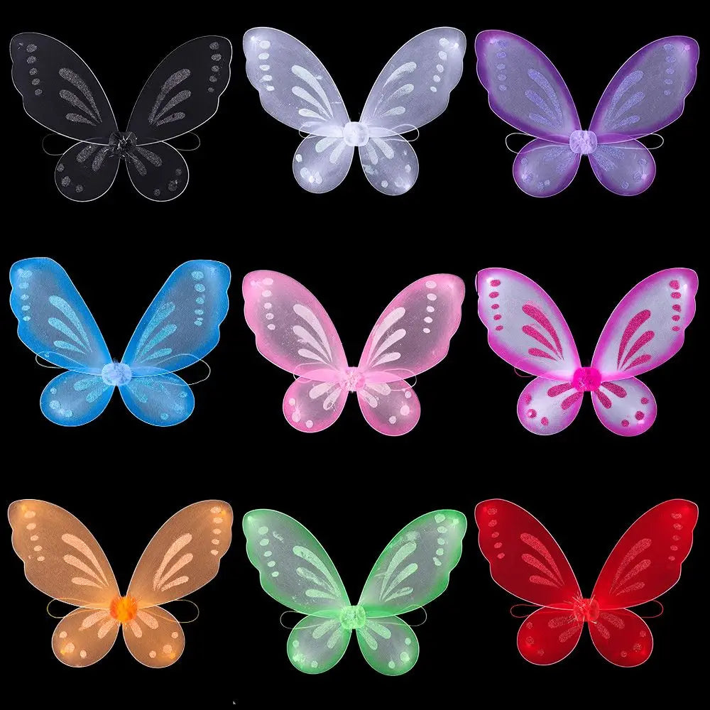 Toddler Dress Up Angel Wings Halloween Costume Accessories Butterfly Fairy Fairy Wings Dress-Up Wings