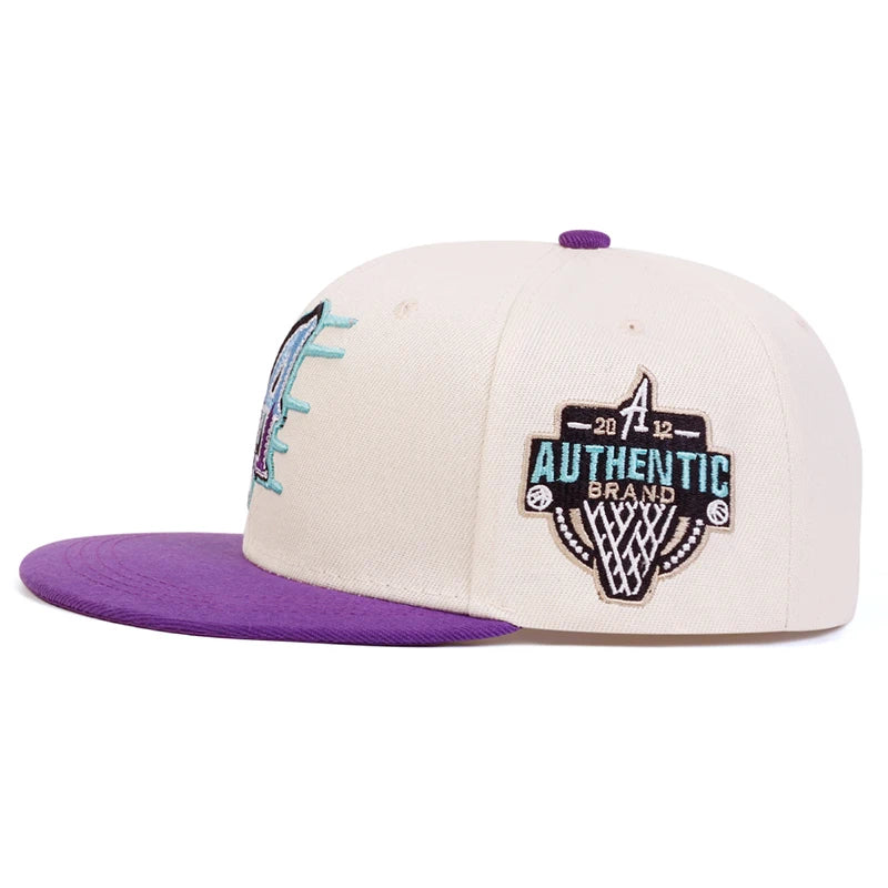 Unisex A Letter Embroidery Side Basketball Hip-hop Hats Spring Autumn Outdoor Adjustable Casual Baseball Caps Sunscreen Hat