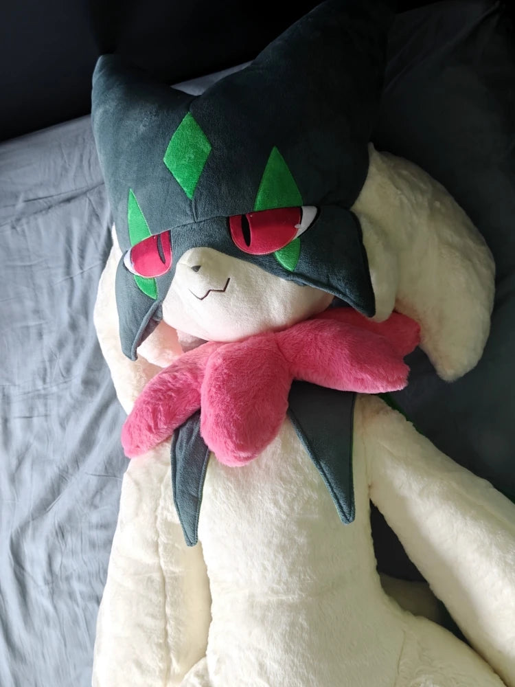 170cm Pokemon Crystal Velvet Version Meowscarada Plush Doll Throw Pillow Room Ded Decor Anime Peripheral Birthday Christmas Gift
