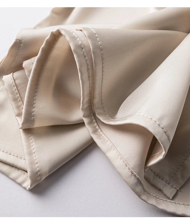 Women's New Four Seasons Inner Wear Silk Suspenders 2022 V-Neck Solid All-Match Satin Vest Soft Loose Thin Lady Sleeveless Tops