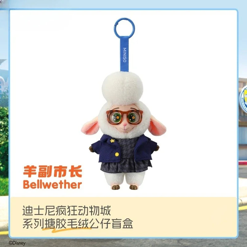 Halloween New Crazy Zootopia Vinyl Series Blind Box Cute Cartoon Character Vinyl Plush Bag Pendant Toy Doll Mystery Box Gift