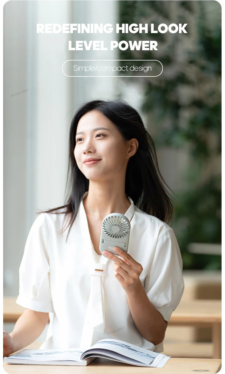 Pockets Mini Portable Fans Handheld USB Rechargeable Hand Fan Mini Desktop Air Cooler Outdoor Fan Cooling Travel Ventilation