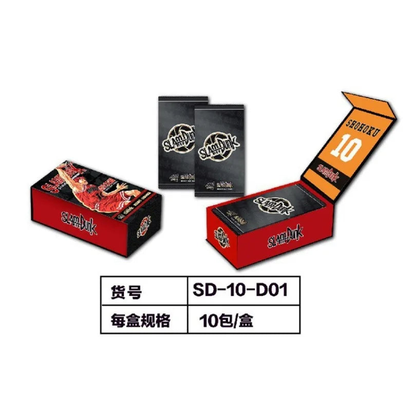 Slam Dunk Card Flash SSP BR PTR Rare Card Hot Stamping Card Anime Sakuragi Flower Road Rukawa Kaede ZR Christmas Gift