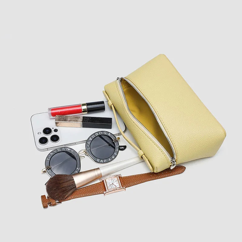 Customizable Name Lunch Box Bag Fashionable Women's Bag Ostrich Pattern Handbag Clutch Bag Women Make Up Pouch With Handle