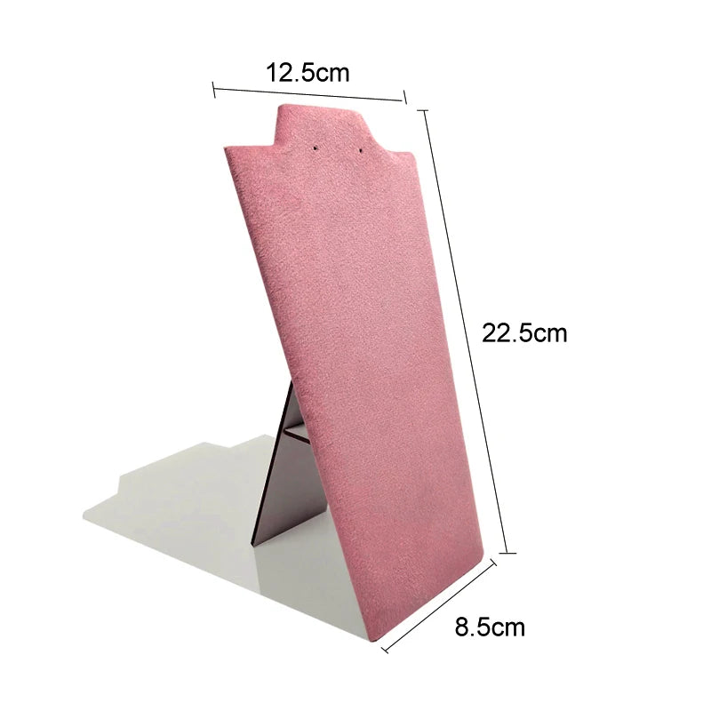 High End Pink Velvet Jewelry Display Props Ring Earrings Holder Necklace Bracelet Tray Organizer Jewelry Store Window Display