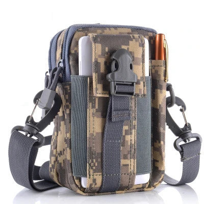Men's Belt Bag Outdoor Waist Bag Bag Waterproof Camo Sports Hunting Accessories Storage bag Molle nylon cell phone