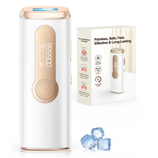 Upgrade Laser Hair Removal 999900+ Flashes IPL Permanent Epilator Hair Remover (RA & SC & HR) 3 in 1 Women Face Bikinis Trimmer
