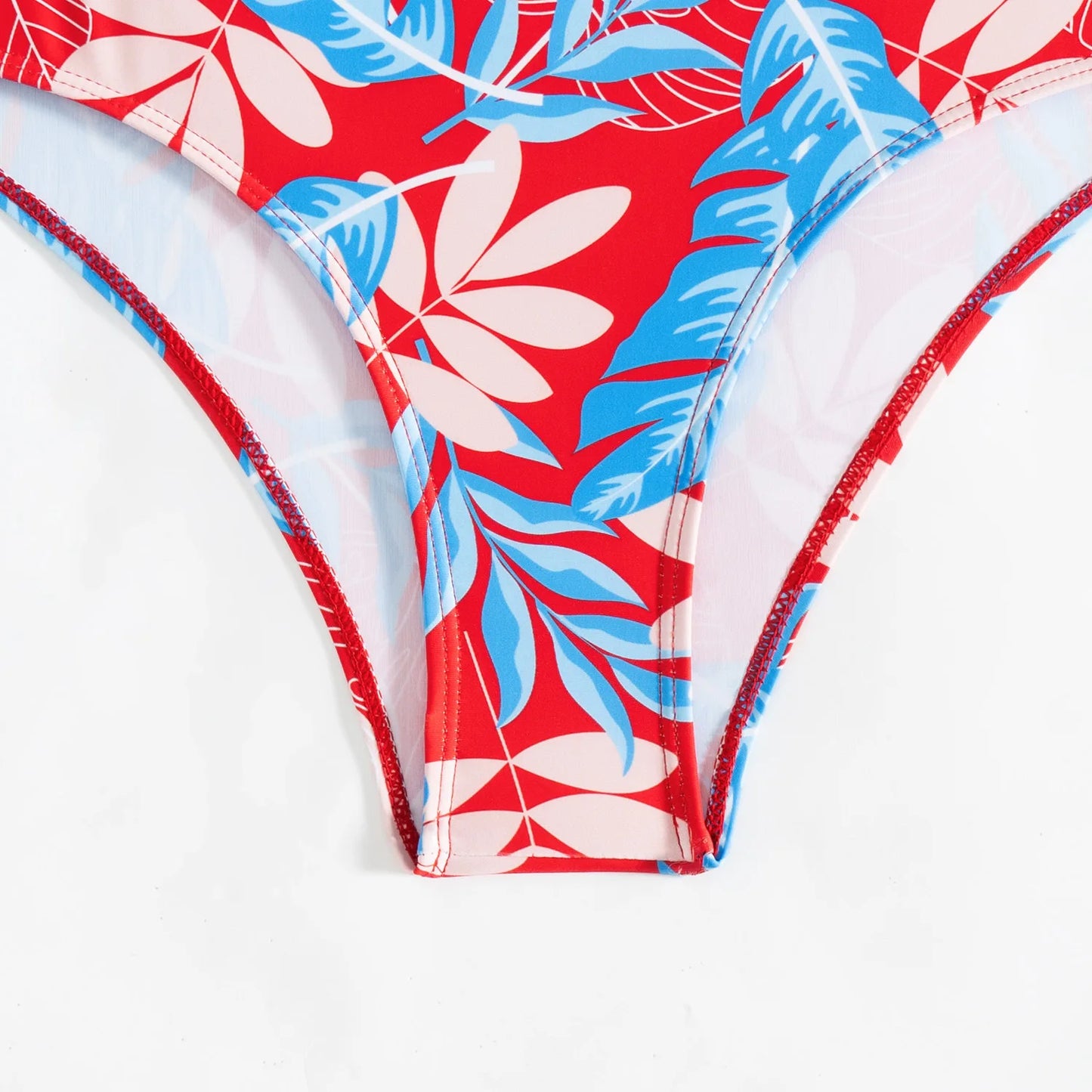 2025 Sexy Print Female High Waist Swimsuits Women's Bikinis Three-Piece Swimwear Beach Swimming Wear Bathing Suits Pool Bather