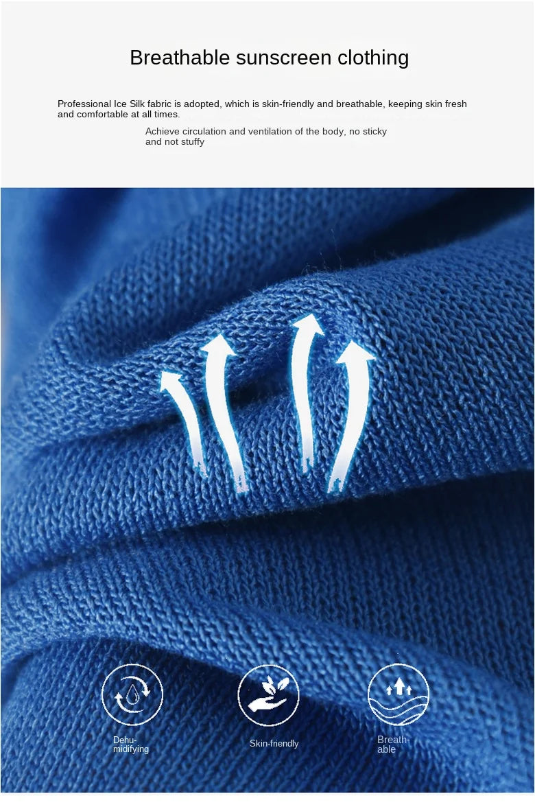 Ice Silk Sun Protection Cover Ups Women Long Sleeve Knitted Shawl Thin Summer Relax Cardigan Cape Outerwear Shirt Loose Freesize