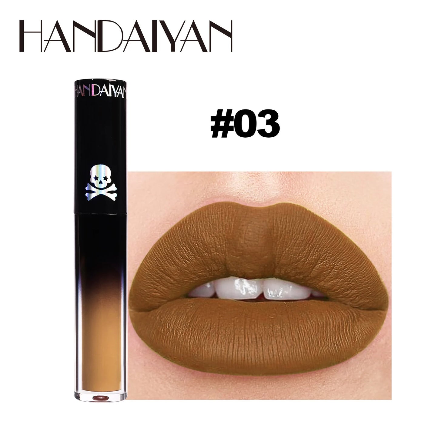 Vampire Black Purple Halloween Christmas Lipstick Moisturizing Waterproof Matte Lip Glosses Pigmented Lip Tint Makeup