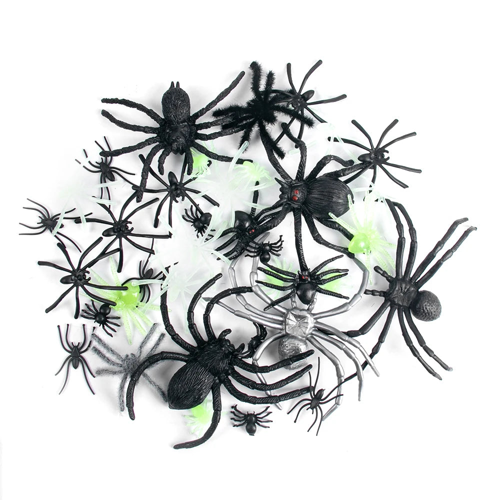 Realistic Plastic Fake Bug Trick Toys Insects Halloween Prank Toy Cockroaches Spiders Worms Kids April Fool's Day Prank Gifts