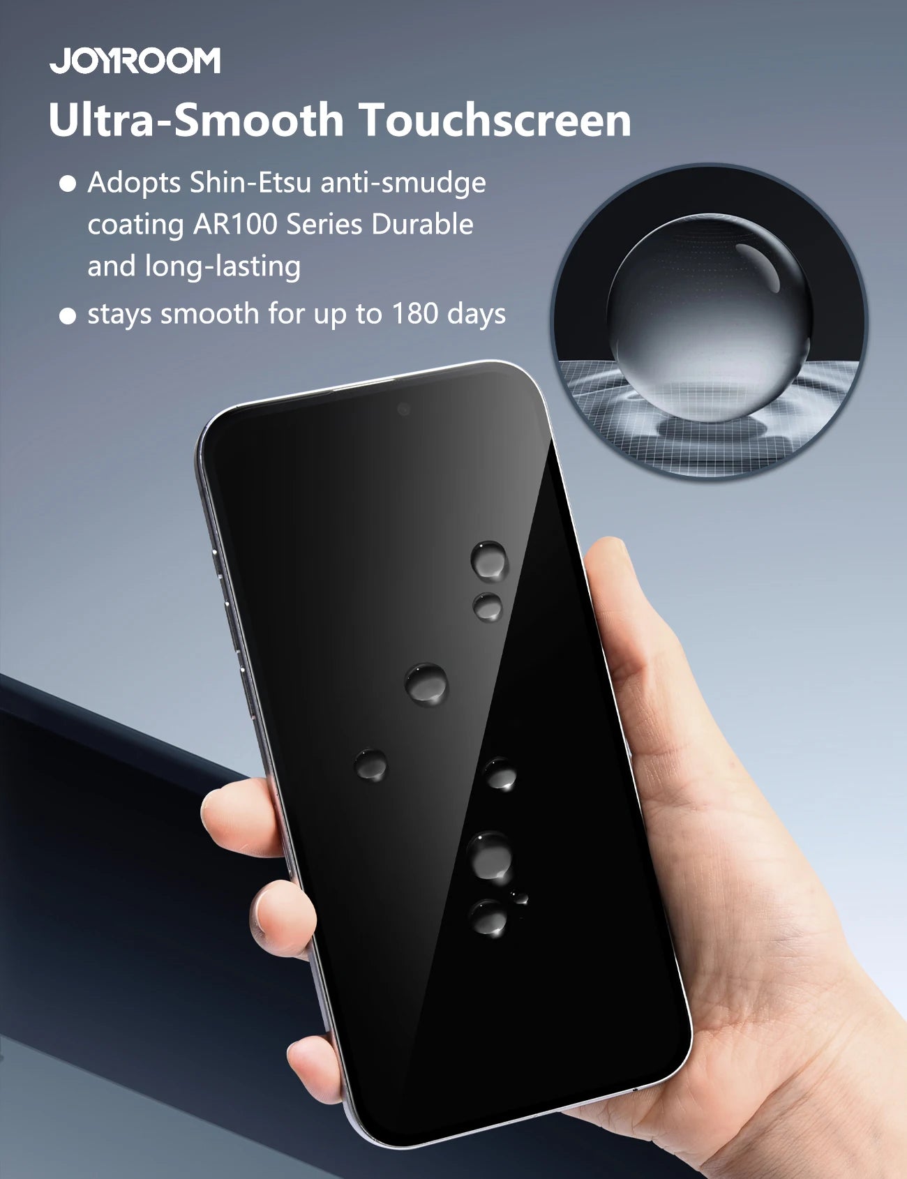 Joyroom 1/2/3pcs HD Anti-Blue Light Glass for iPhone 17 Pro Max Screen Protector Full Screen Eye Protection Tempered Glass