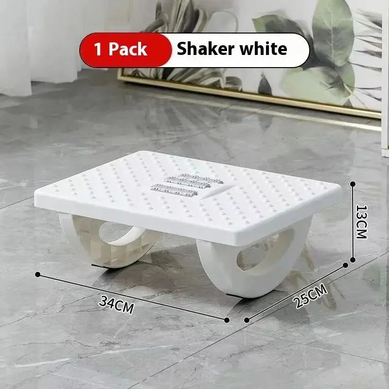 Portability Foot Rest Under Desk Footrest Ergonomic Foot Stool With Massage Rollers Foot Rest Foot Massage Footstool Shake