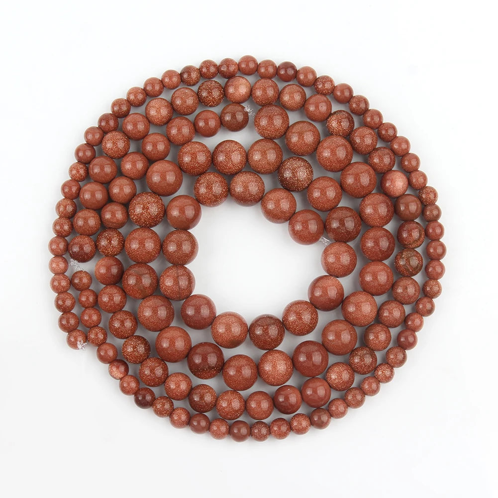 4/6/8/10mm High Qulity Tourmaline Beads Natural Stone Round Colorful Loose Beads for Jewelry Making Supplier Bracelets Accessory