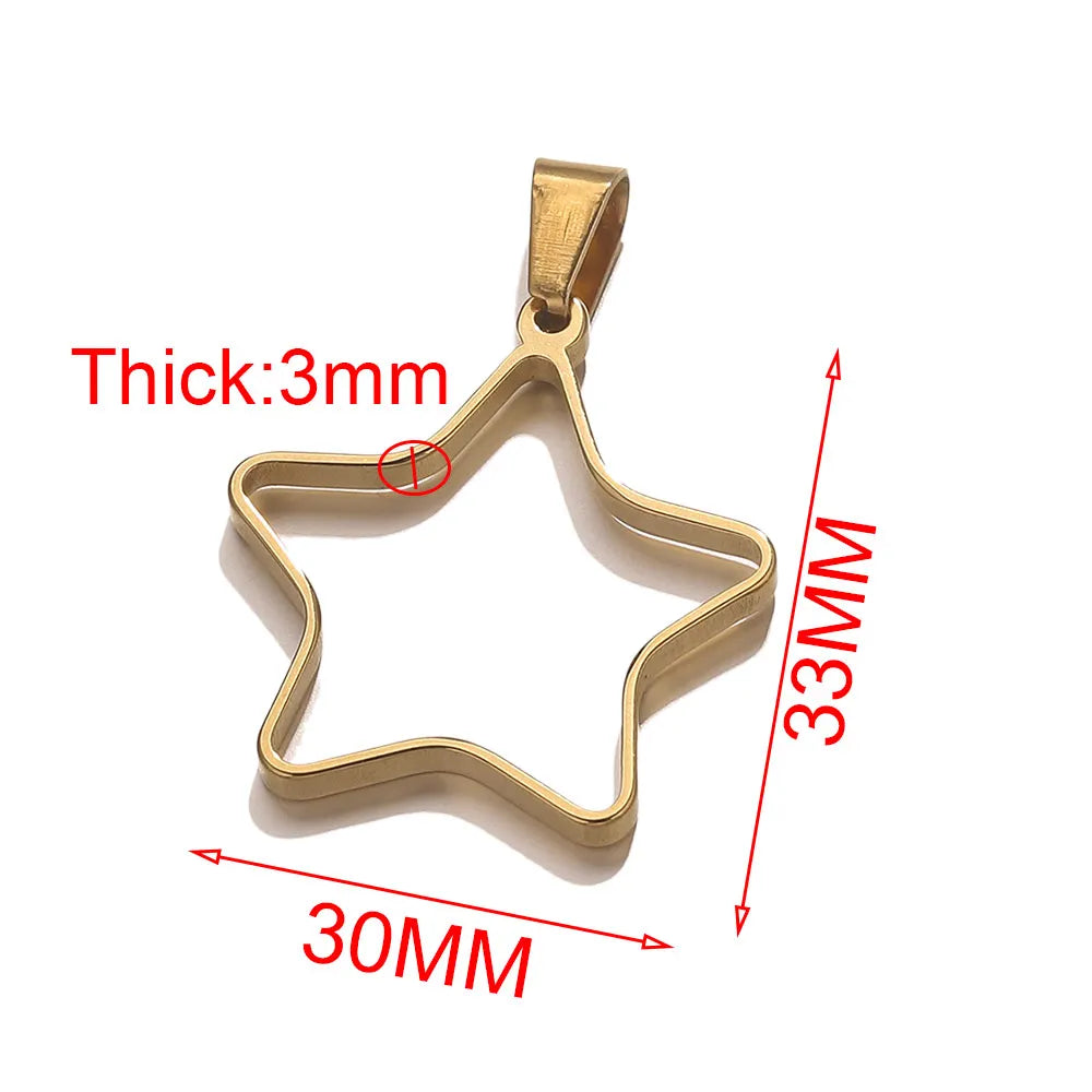 5pcs Stainless Steel Heart Square Silicone Mold Charm Frame Bezel Pendant Base Diy UV Resin Cameo Blanks Earrings Jewelry Making