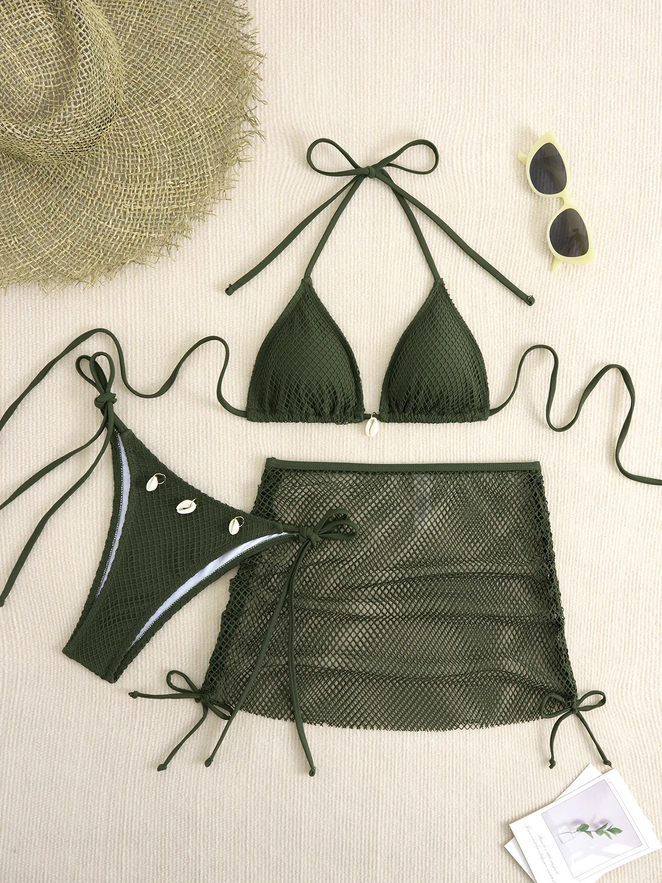 New Sexy Bikinis Female Swimsuits Women Three-Piece Swimwear Beach Swimming Wear Bathing Suits Brazilian Bikini Set Pool Bather