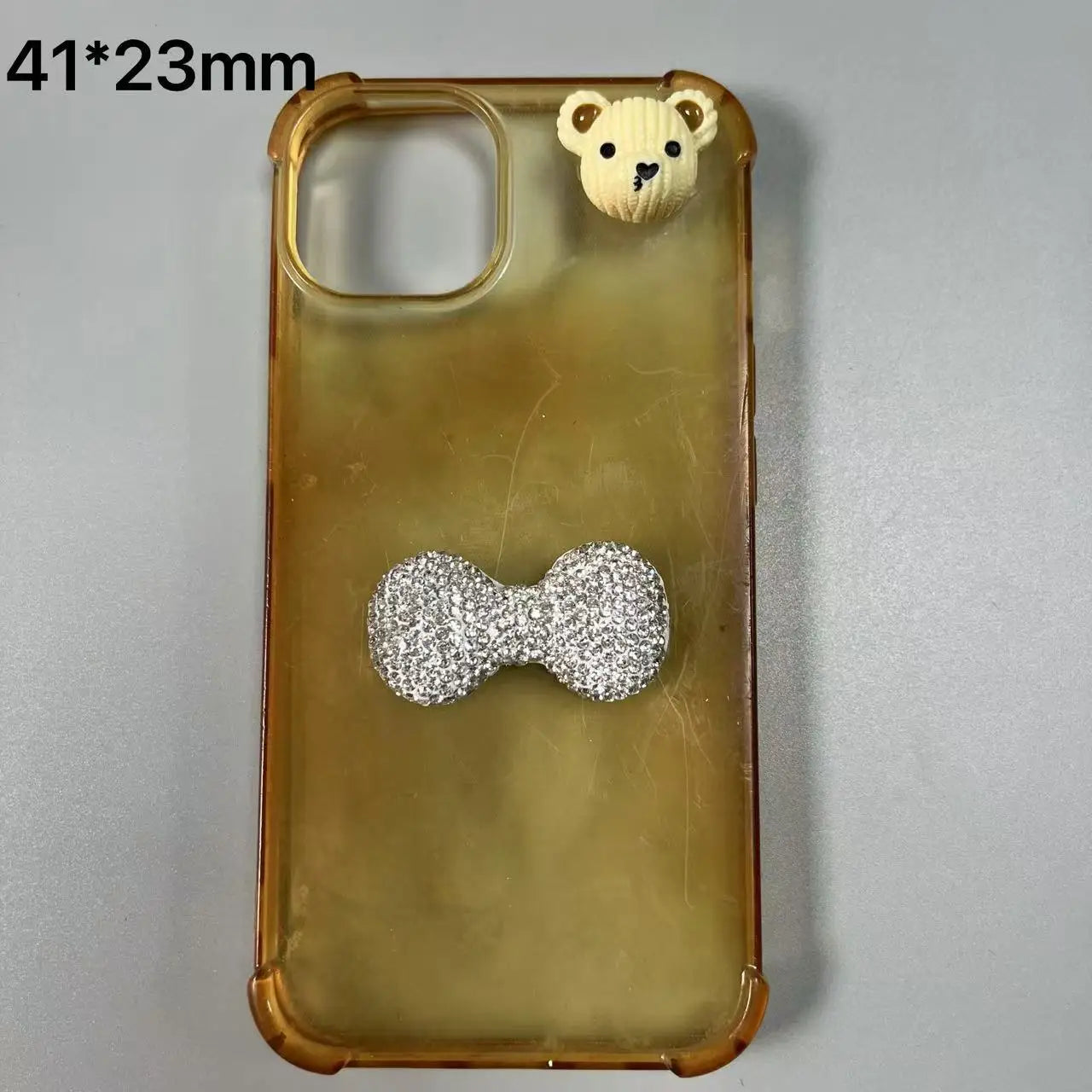 4Pcs Y2K Bling Diamond Metal Purse Presum Bottle Brand Bag Lips BB Key Junk Phone Case Ipadcase Decoration Charms Diy Crafts