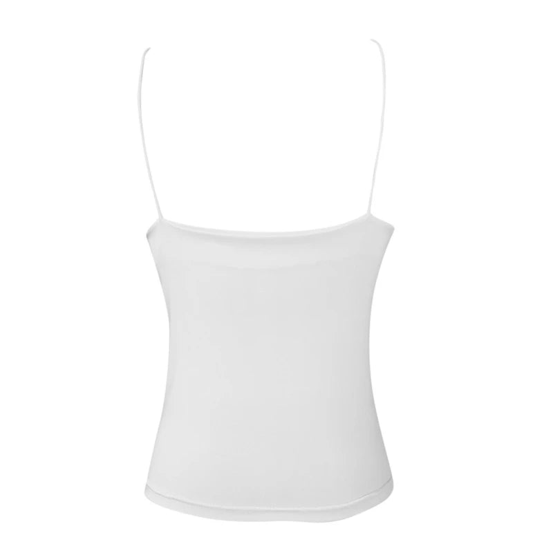 Summer Sexy Women Thin Wild Solid Camis Vest Tank Tops Female Strap Basic Tops Slim Sleeveless Camisole