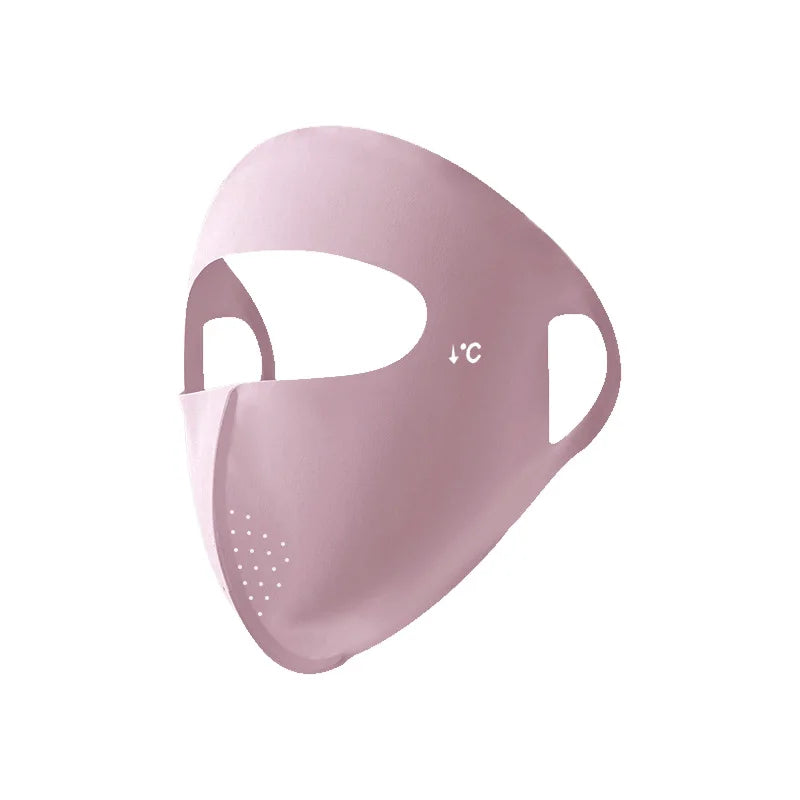 1/2Pcs Summer Full Face Mask Sun Protection Men Women Face Mask for Outdoor Travel Ice Sense Breathable Elastic Facekini