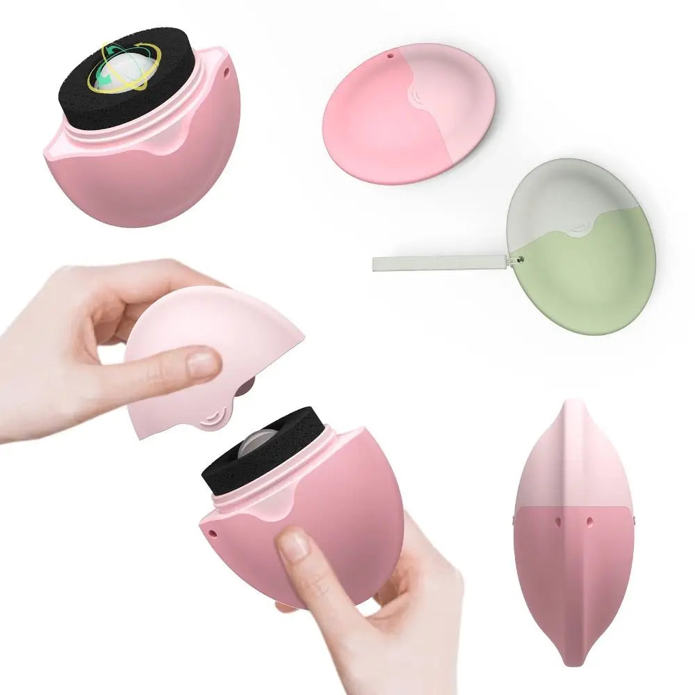 Silicone Suncream Roller Applicator Refillable Oval Isolation Lotion Cream Bottles Stitching Color Cosmetics Tool Travel
