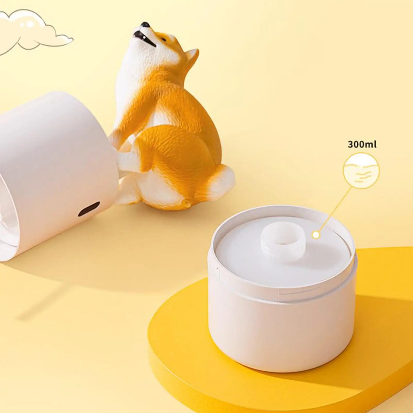 Automatic Soap Dispenser Cute Shiba Inu automatic sensing foam hand soap dispenser Bathroom Accessories perfect Christmas gift